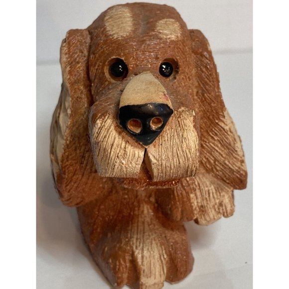 Artesania Rinconada Hunting Dog Retired Carved Clay Figurine Uruguay - Picture 1 of 11